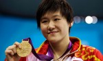 China's Ye Shiwen with gold medal