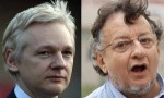 Julian Assange and Emilio Palacio