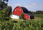 Istockphoto image of a farm, barn