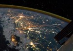 India-Pakistan borderland by night from space. Image from NASA via Flickr