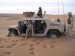 U.S. Soldiers Stuck in Sand in Southern Afghanistan.